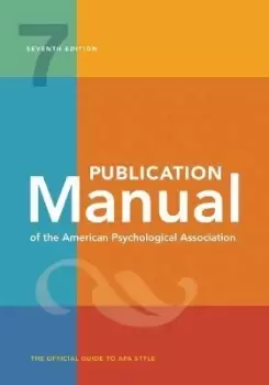 Image of Publication Manual of the by American Psychological Association