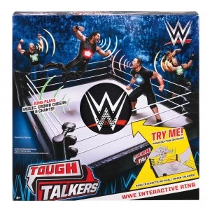 Image of WWE 6" Tough Talkers Ring Playset
