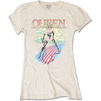 Image of Queen - Mistress Womens Medium T-Shirt - Neutral