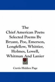 Image of The Chief American Poets by Curtis Hidden Page Hardback