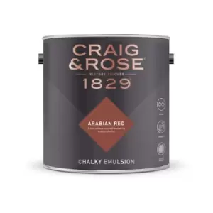 Image of Craig & Rose Chalky Emulsion Arabian Red - 2.5L
