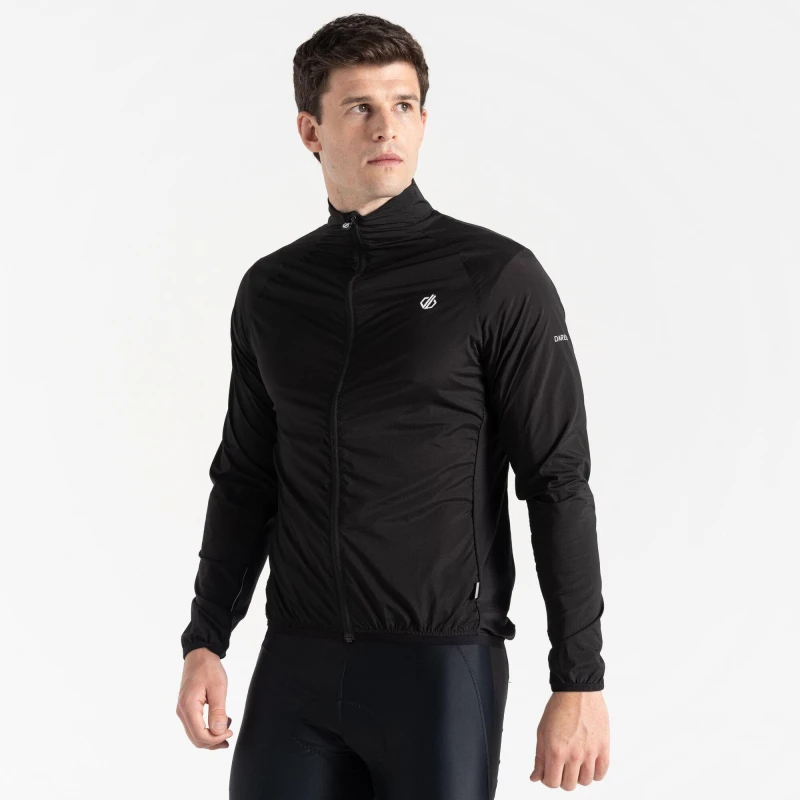 Image of Dare 2b 'Exemplary' Windshell Jacket Black male
