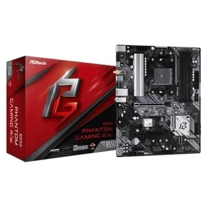 image of ASRock B550 Phantom Gaming 4 AC AMD Socket AM4 Motherboard