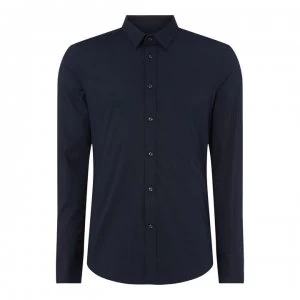 image of Antony Morato Long Sleeve Shirt - DEEP Blue 7043