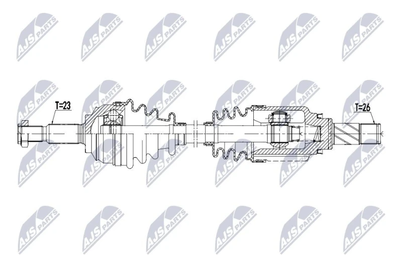 Image of NTY Drive shaft NTY NPW-RE-255