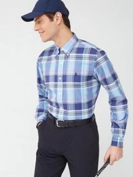 Image of Polo Ralph Lauren Golf Golf Performance Plaid Shirt - Multi