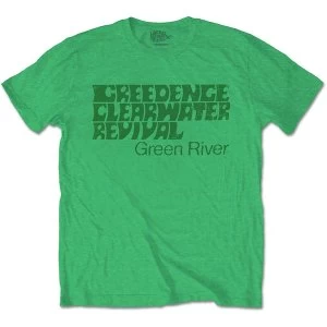 Image of Creedence Clearwater Revival - Green River Unisex Large T-Shirt - Green