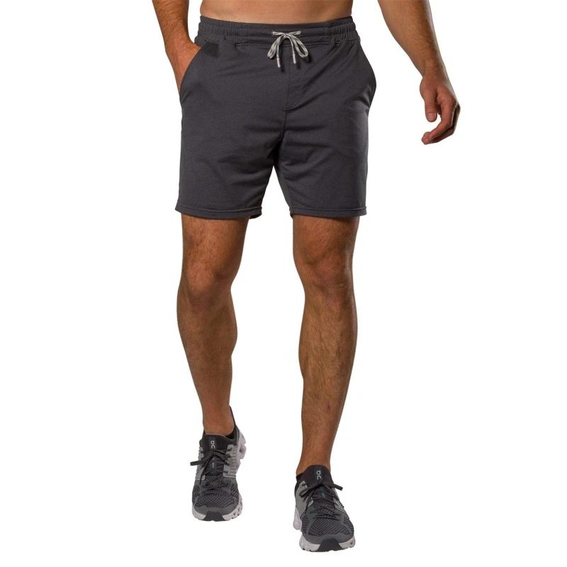 Image of Nathan Mens Performance Running Shorts Dark Charcoal male Small