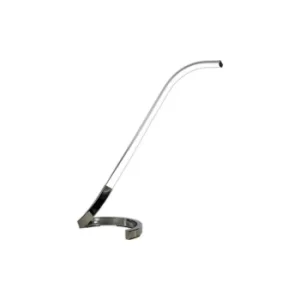 Image of Papua LED Table Lamp 10W, 850lm, 3000K Polished Chrome, White Acrylic