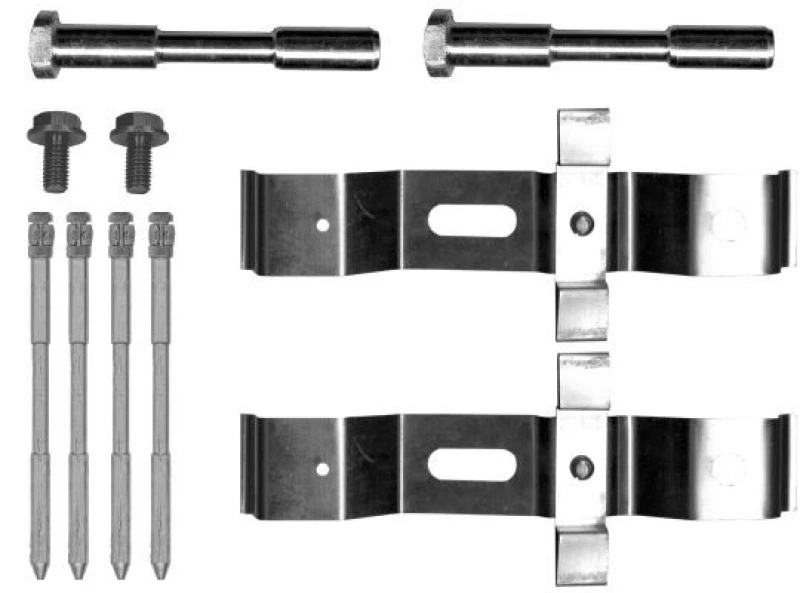 Image of Brake pad fitting kit TEXTAR 82550500