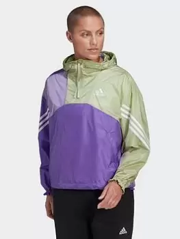 adidas Back To Sport Wind.rdy Anorak, Purple Size M Women