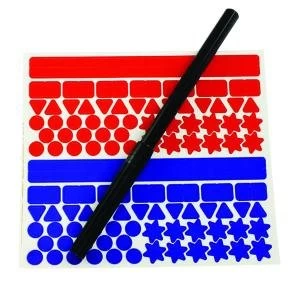 Image of Q-Connect Planner Stickers Kit 50 labels per A6 sheet KFKK