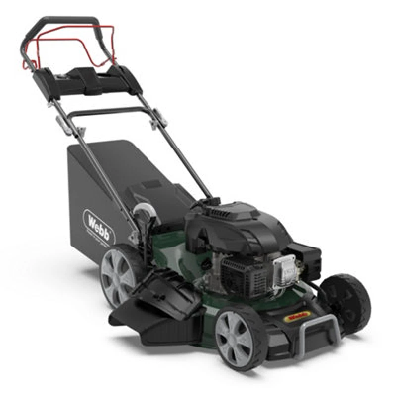 Image of Webb Classic WER510ES Self Propelled Petrol Rotary Lawnmower 510mm FREE Safety Glasses, Gloves & Oil Worth £15 WER510ES