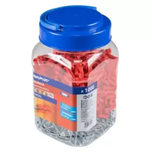 Image of Rawlplug Uno Multipurpose Plug 6X28mm - Pack of 500