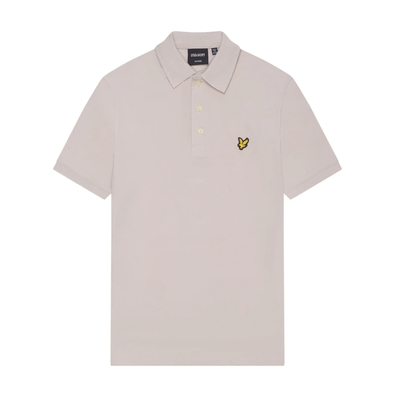 Image of Lyle & Scott Lyle & Scott Boys Polo Shirt - Beige, Beige, Size 12-13 Years Beige W1BR8 Unisex 12-13 YEARS
