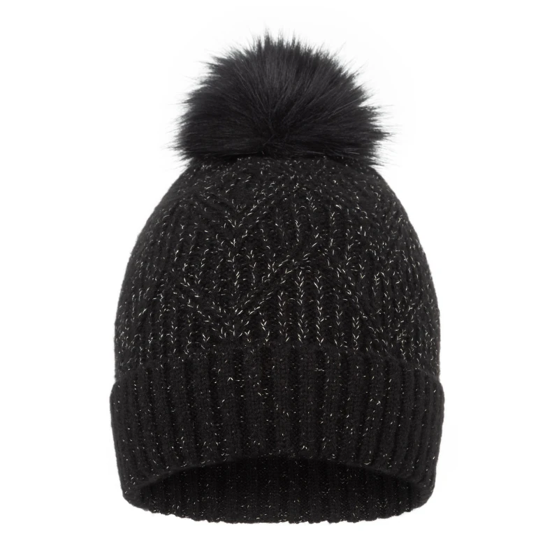 Image of Biba Biba Knitted Beanie - Black One Size