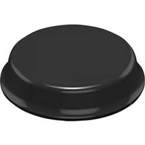 Image of Foot self adhesive circular Black x H 19mm x 4mm 3M