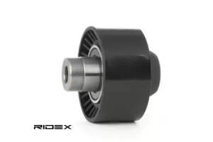 image of RIDEX Idler Pulley with cap 312D0053 Guide Pulley,Deflection Pulley FORD,PEUGEOT,TOYOTA,Fiesta Mk6 Schragheck (JA8, JR8)