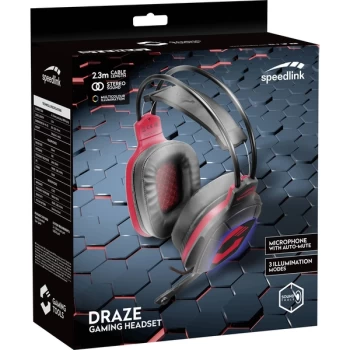 Image of Speedlink - DRAZE Black Gaming Headset