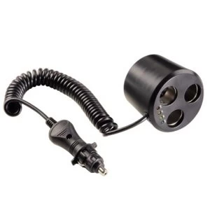 Image of Hama 12V 3 Way Car Lighter Socket