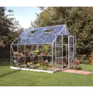 image of Eden Halls Greenhouses Ltd Halls Greenhouses Magnum - 10ft x 8ft - Aluminium - 3mm Horticultural, Steel