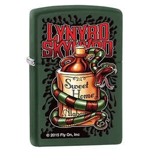 Image of Zippo Lynyrd Skynyrd Sweet Home Alabama Green Matte Regular Lighter