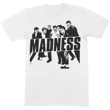 Image of Madness - Vintage Photo Unisex X-Large T-Shirt - White