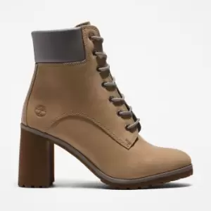 Image of Timberland Allington Heeled 6" Boot For Her In Beige Beige, Size 3.5