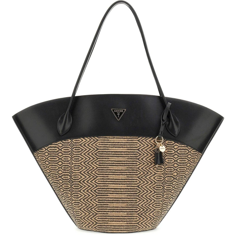 Image of Guess Womens Atalia Tote Bag White female One Size