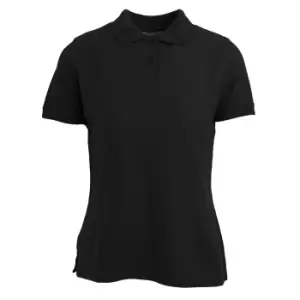 image of Absolute Apparel Womens/Ladies Diva Polo (2XL) (Black)