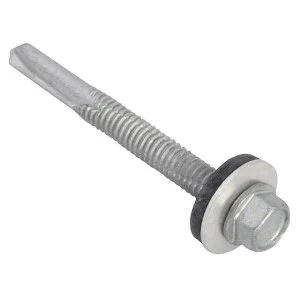 Image of ForgeFix TechFast Hex Head Roofing Screw Self-Drill Heavy Section 5.5 x 35mm Pack 100