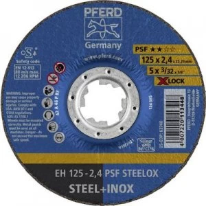 image of PFERD EH 125-2,4 PSF STEELOX/X-LOCK 61740125 Cutting disc (off-set) 125mm 25 pc(s)