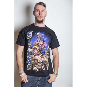 image of Iron Maiden - Somewhere Back in Time Unisex Medium T-Shirt - Black