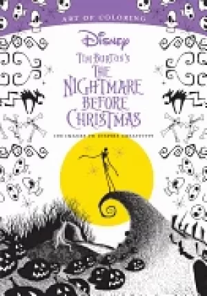 Image of art of coloring tim burtons the nightmare before christmas 100 images to in