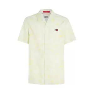 Image of Tommy Jeans Tjm Rlx Camo Aop Ss Shirt - Green