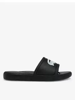 image of Lacoste L.30 SLIDE 0922 1 CUC BLK/WHT, Black/White, Size 10 Younger