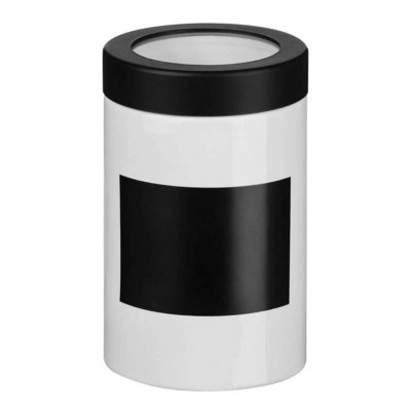 Image of Premier Housewares Essentials by Premier Chalk Board Large Canister Black