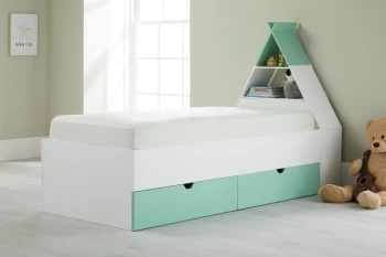 image of Lloyd Pascal Tipi Cabin Bed - Green