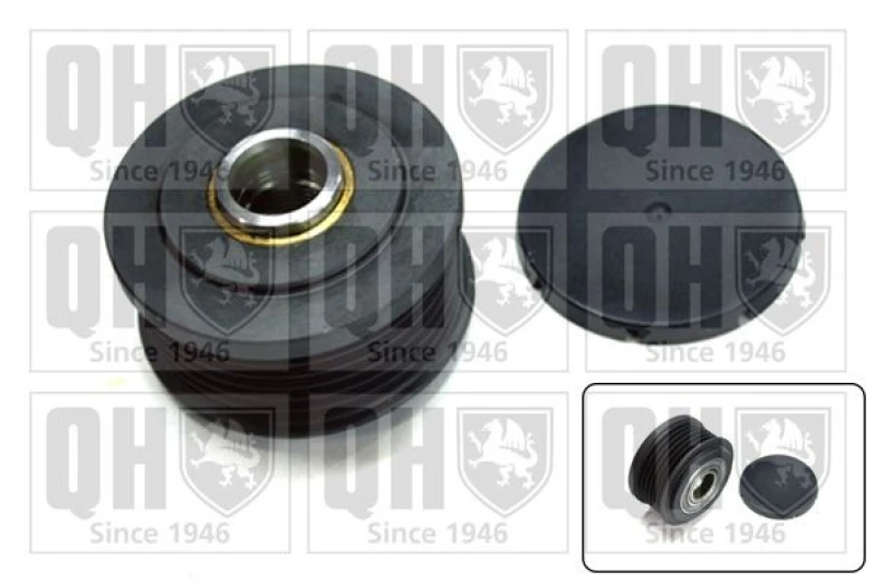 Image of QUINTON HAZELL Alternator clutch pulley QUINTON HAZELL QTR110