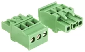 Image of Phoenix Contact 1792252 Terminal Block, Pluggable, 3Pos, 12Awg