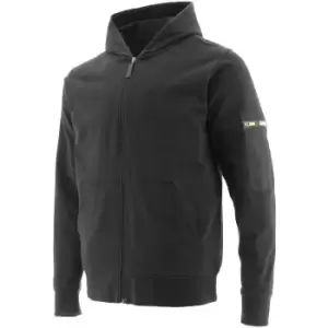 Image of CAT Workwear Mens Loopback Full Zip Fitted Stylish Hoodie XL - Chest 44-46' (111-116cm)