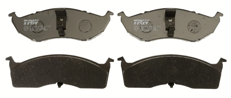 Image of TRW GDB1236 Brake pad set not prepared for wear warning indicator Brake Pad Set,disc brake (402)