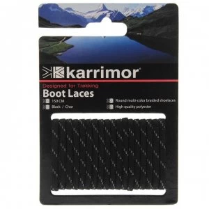 image of Karrimor Shoe Laces - Black/Charcoal