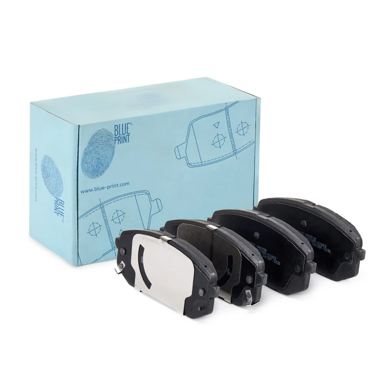 Image of Blue PRINT Brake pad set Blue PRINT ADG042179
