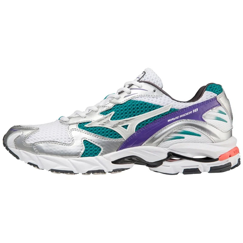 Image of Mizuno Trainers Mizuno Wave Rider 10 Blanc Male 46