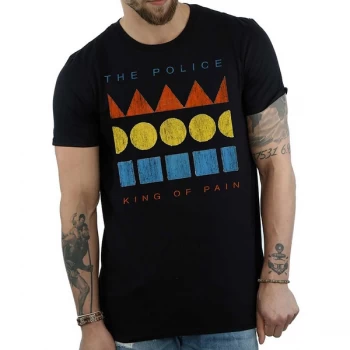 Image of The Police - Kings of Pain Mens X-Large T-Shirt - Black