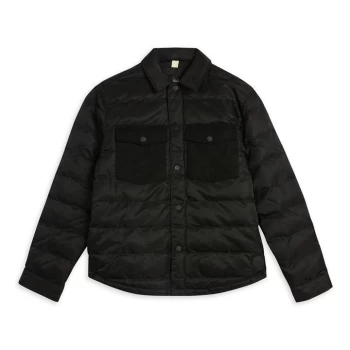 Image of Ted Baker Velocity Quilted Over Shirt - Black