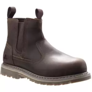 Image of Amblers Safety Womens AS101 Alice Slip On Safety Boot (4 UK) (Brown) - Brown