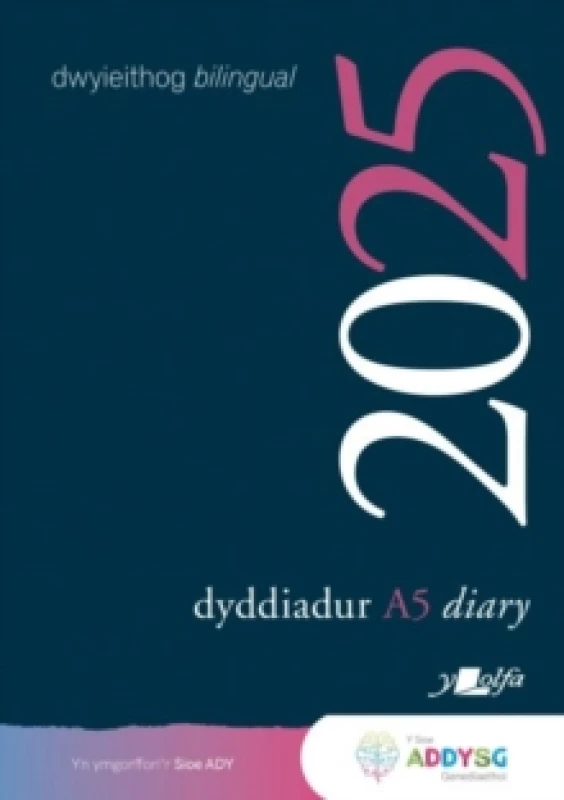 Image of Dyddiadur Addysg A5 y Lolfa 2025 Diary Hardback