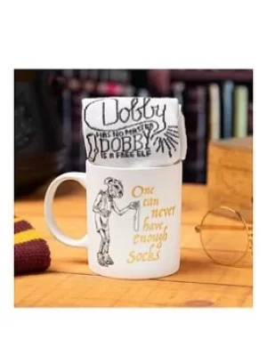Image of Harry Potter Dobby Mug And Socks White